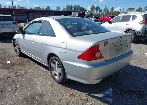 2004 Honda Civic Ex z USA, uszkodzony, nr VIN 1HGEM22974L015425